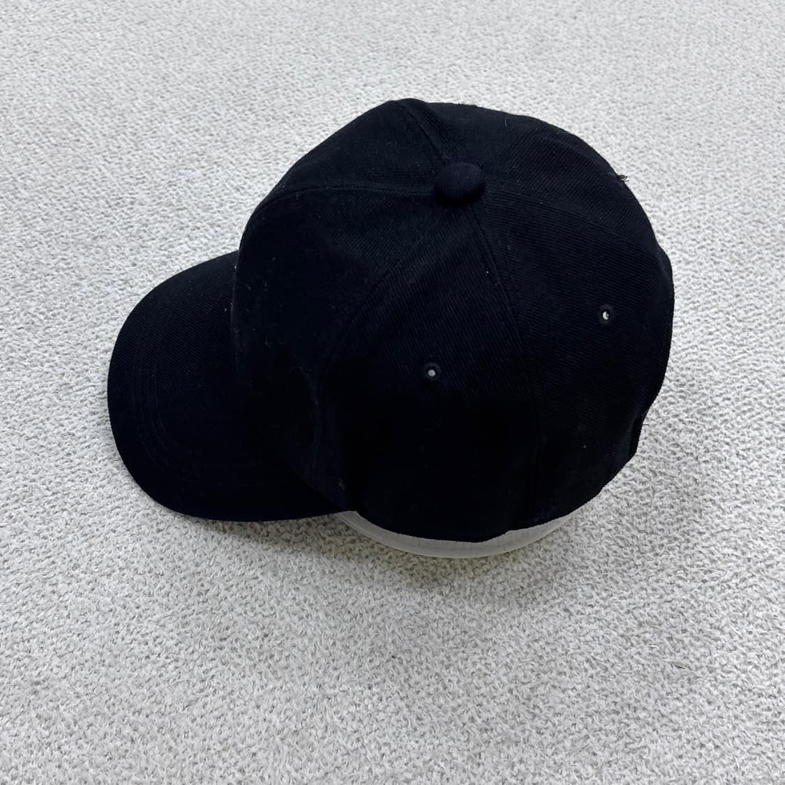 F 빈티지 무지 블랙 볼캡 0604E2 상품이미지2
