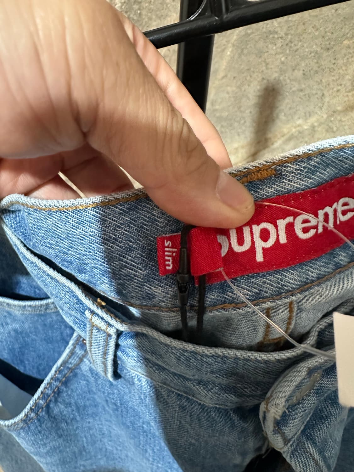 슈프림 23SS 스톤 워시드 슬림진 상품이미지4