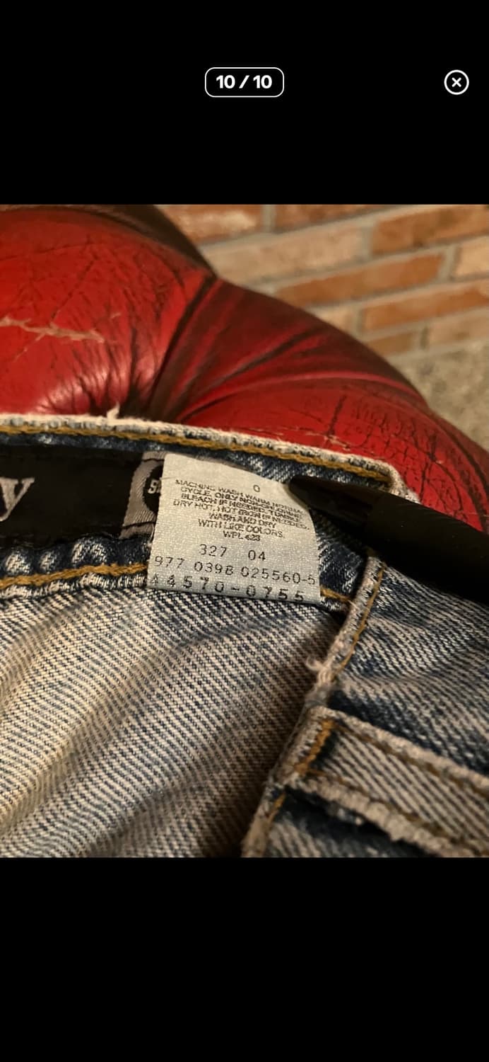 90s Levi’s silvertap baggy denim 상품이미지10