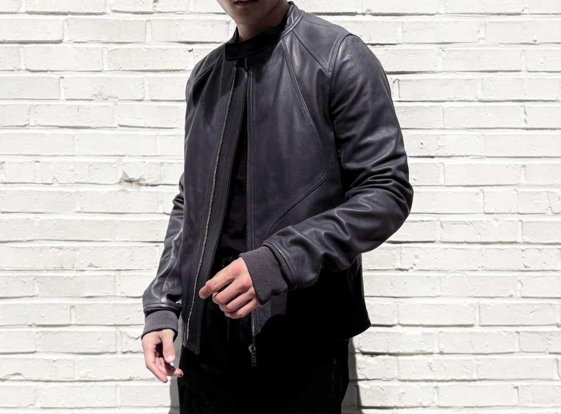 19SS 릭오웬스 인타르시아 레더 자켓 52 사이즈 상품이미지1