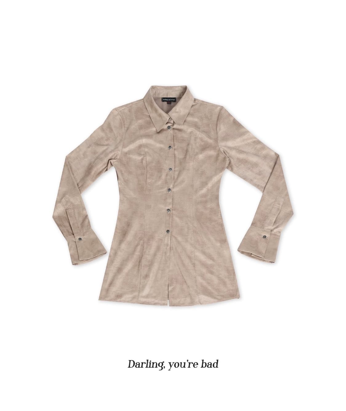 달링유어배드 셔츠 달유밷 VINTAGE SUEDE LONG SHIRT 상품이미지3