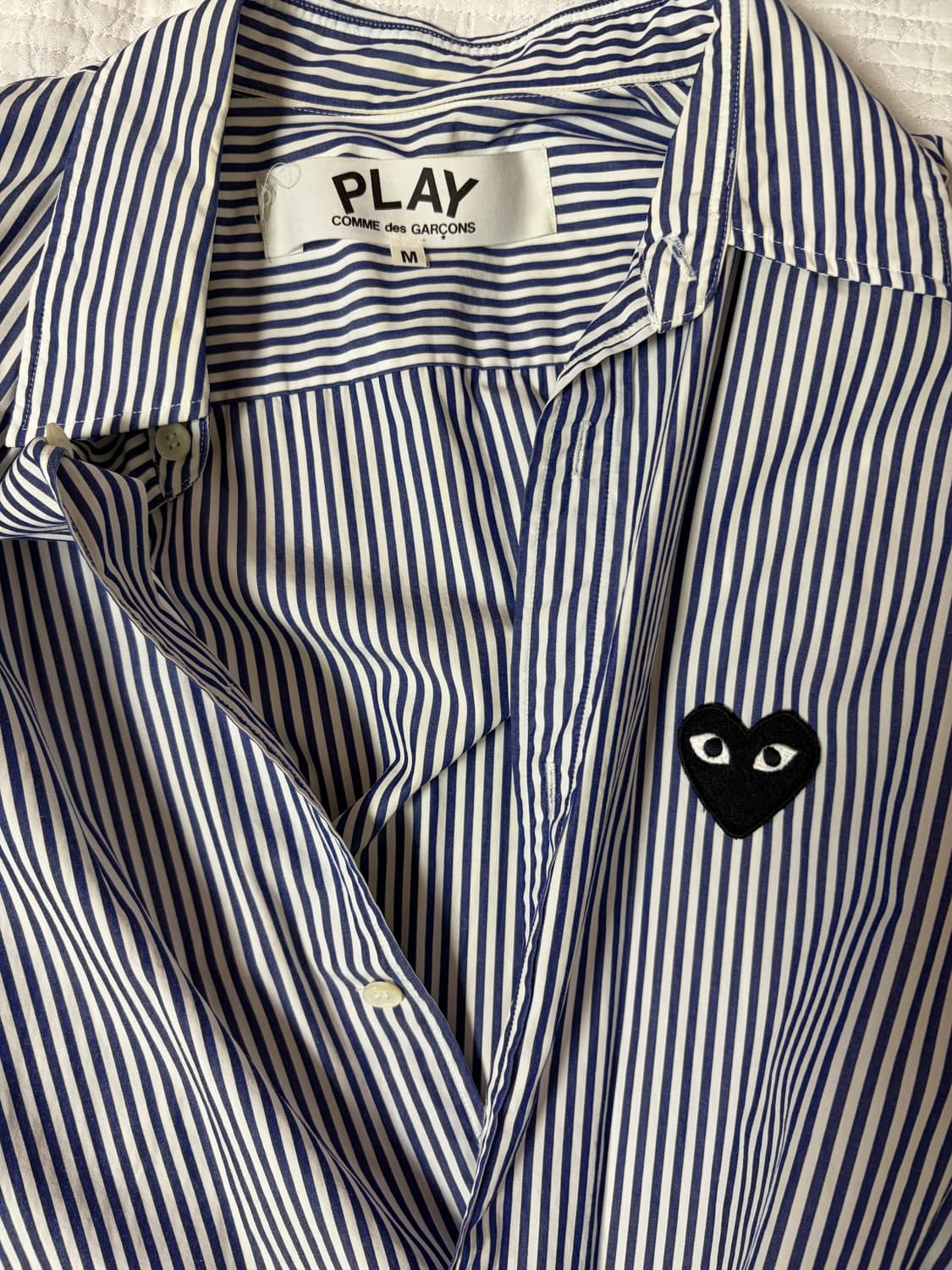 꼼데 스트라이프셔츠 상품이미지1