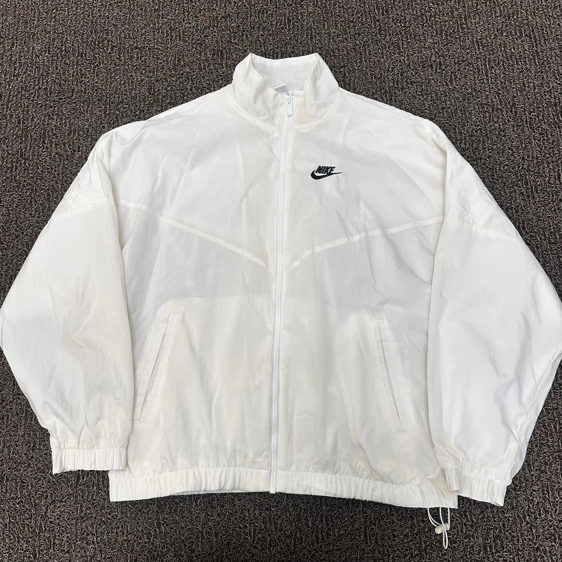 NIKE 나이키 윈드러너 여성 우븐 바람막이 자켓 아이보리 M 상품이미지1
