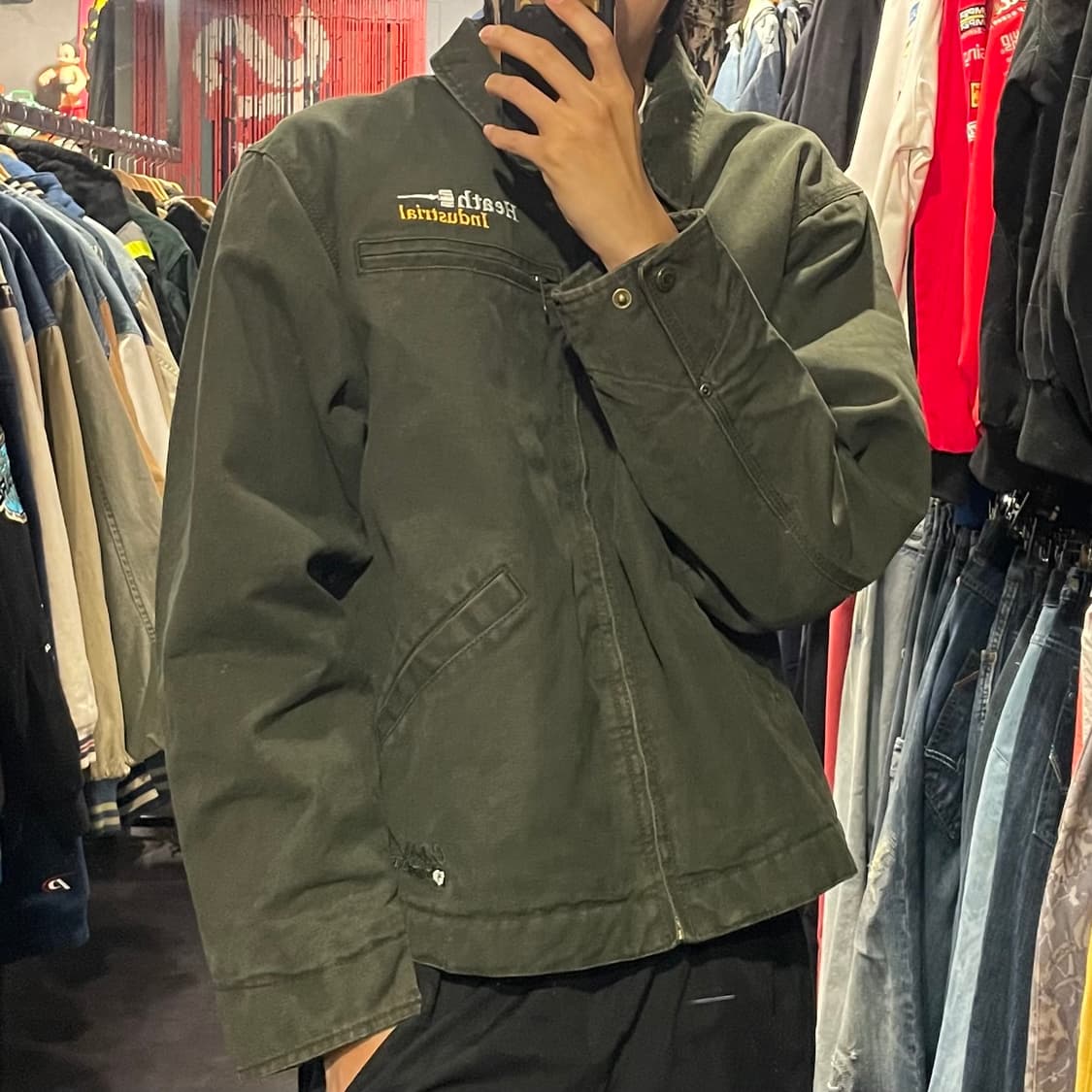 [IM] VTG 빈티지 카키 워크자켓 상품이미지4