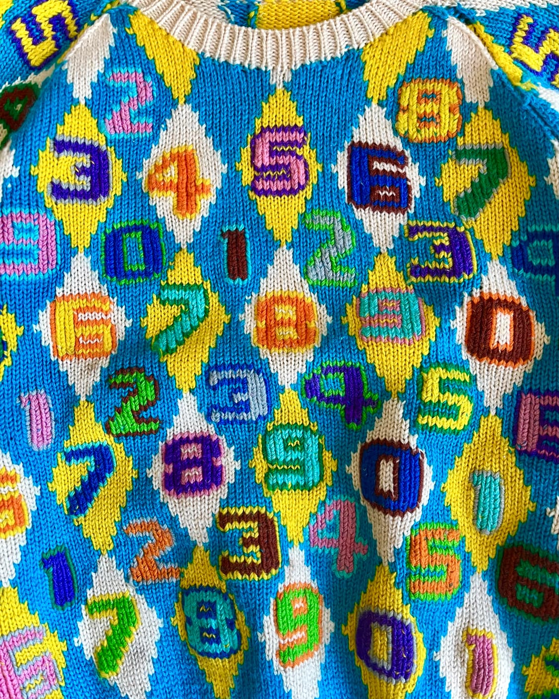 Jpn Vintage Argyle Pattern Wool Knit 상품이미지6