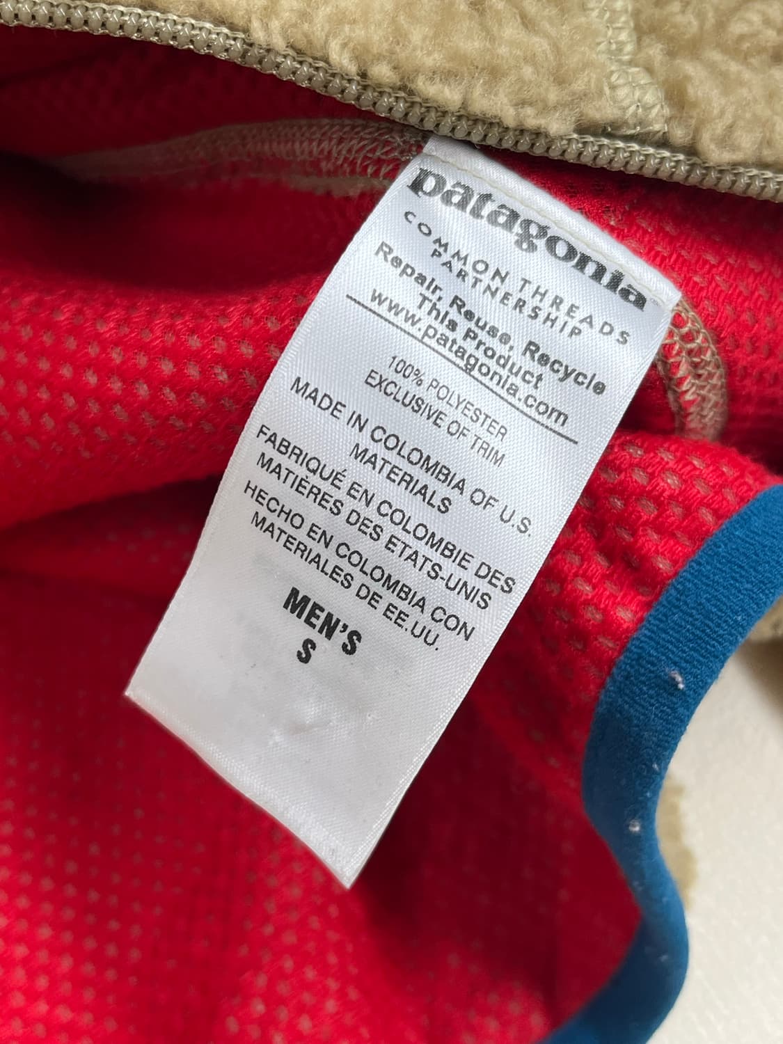 파타고니아 레트로 파일 플리스 s 상품이미지6