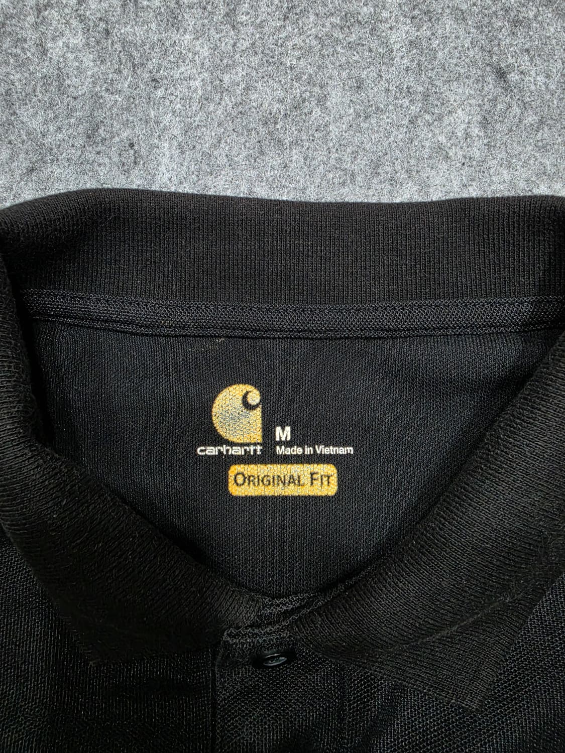 칼하트 오리지널핏 폴로 PK 카라 반팔티 M 상품이미지4