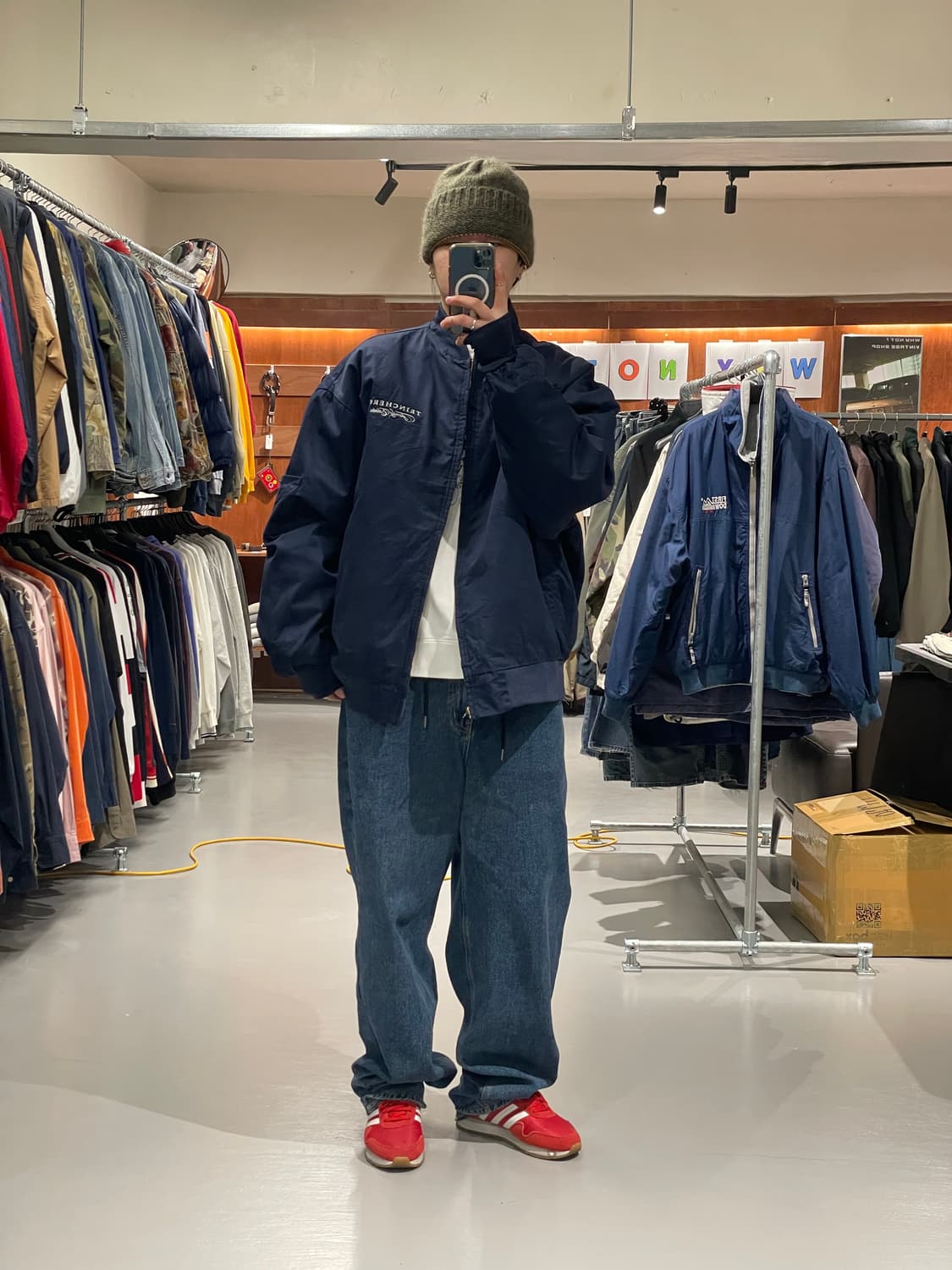 빈티지 빅사이즈 리얼 워크 자켓   상품이미지2