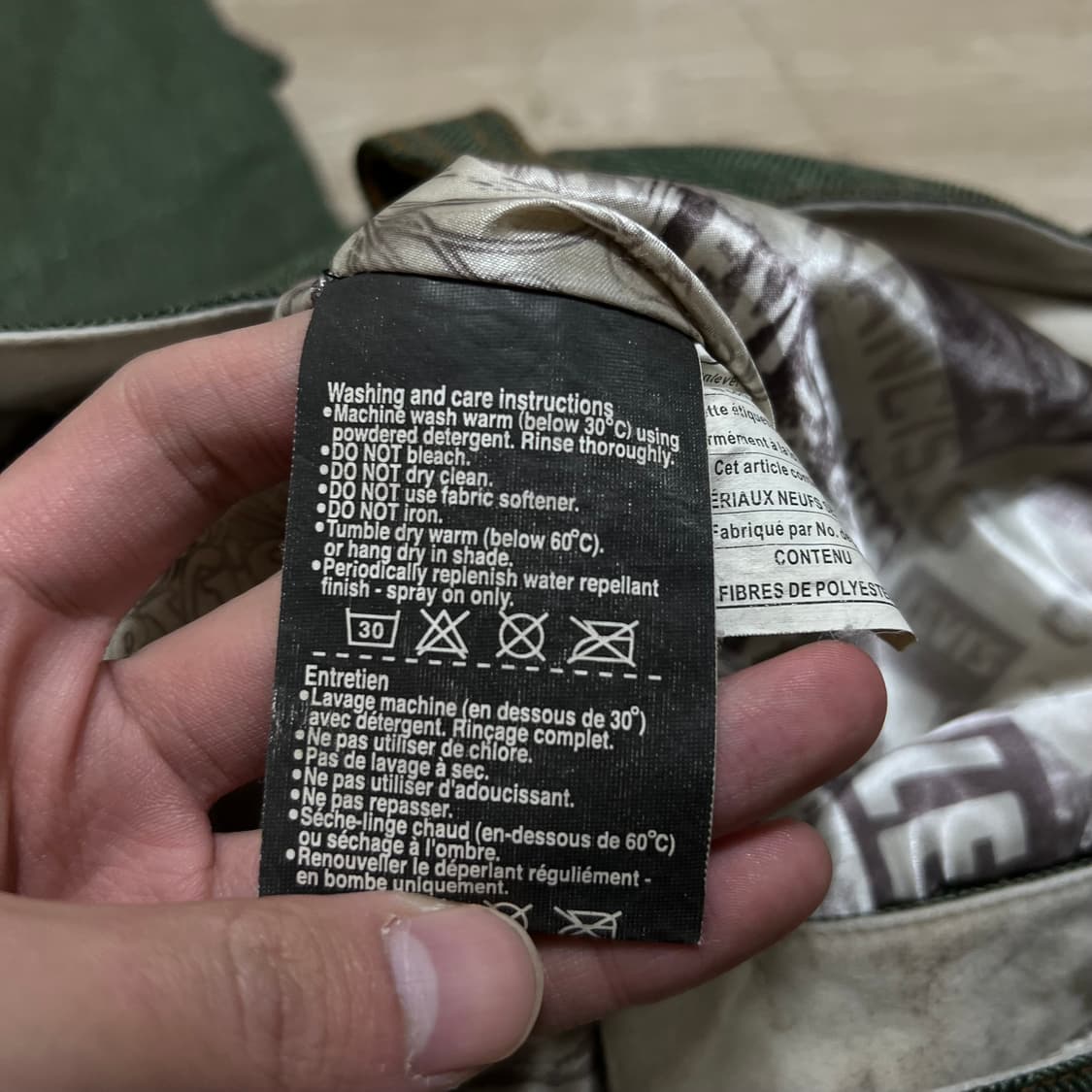 리바이스 514 스키복 보드복 헤링본 스키바지 [카키] 34 상품이미지7