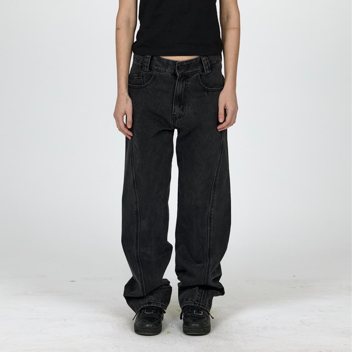 MPa DRIFT DENIM PANTS (BLACK) S 상품이미지1