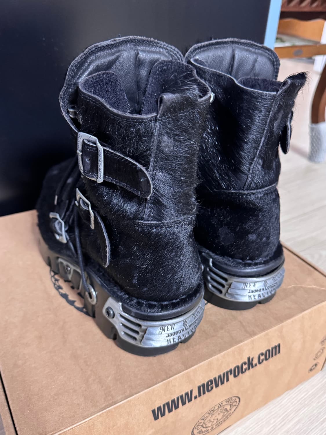 (UK8)뉴락 제이디드 런던 머스탱 리액터 부츠 상품이미지3