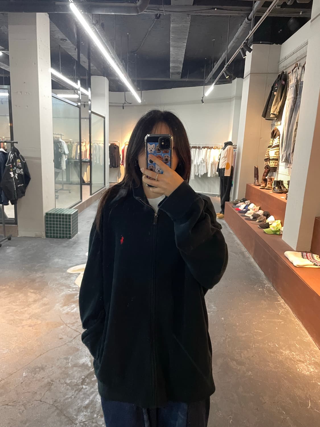폴로 랄프로렌 울 니트 집업 자켓 H11 상품이미지1