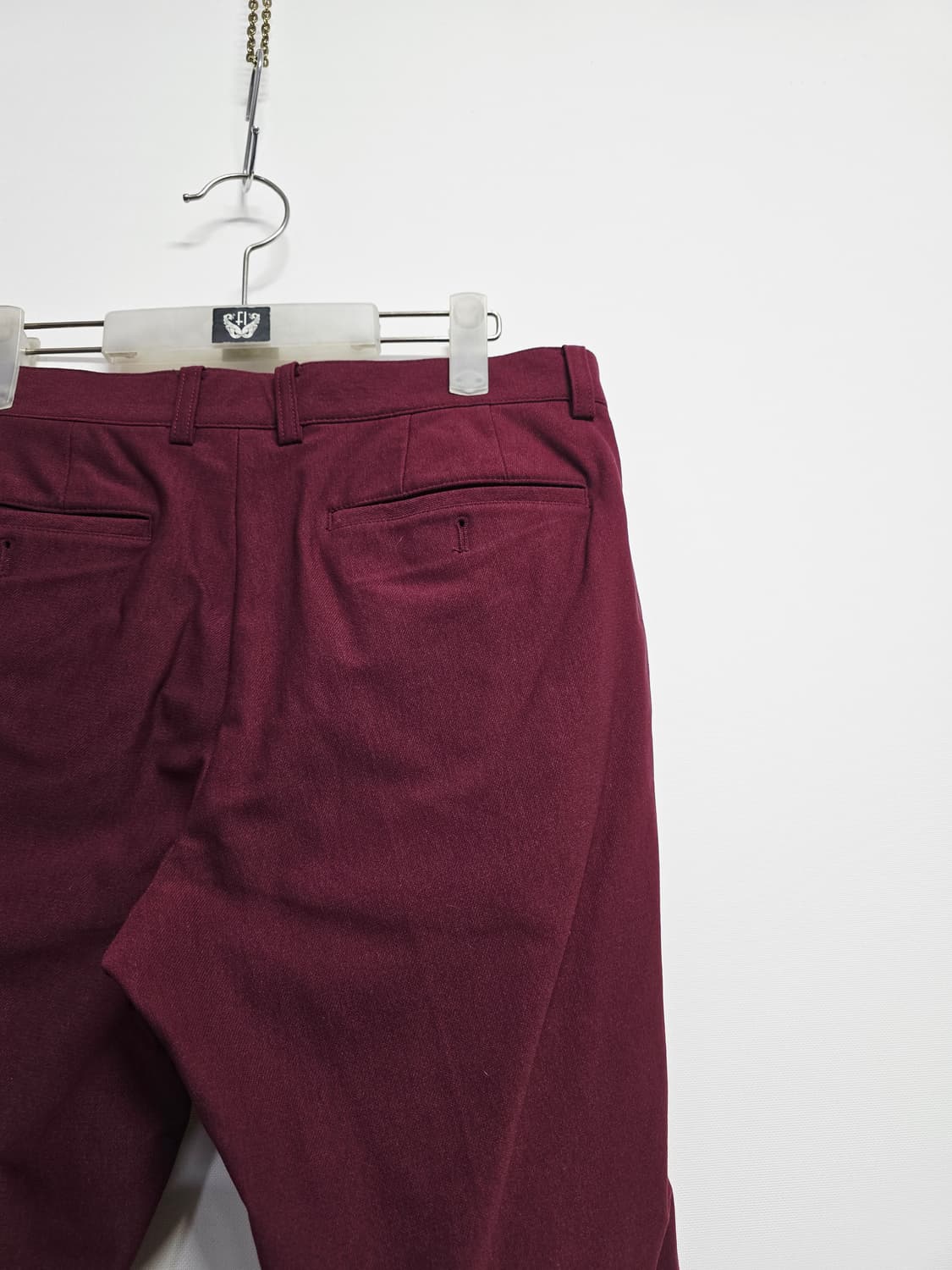 와이드앵글 버건디 남성 바지 슬랙스32 상품이미지6