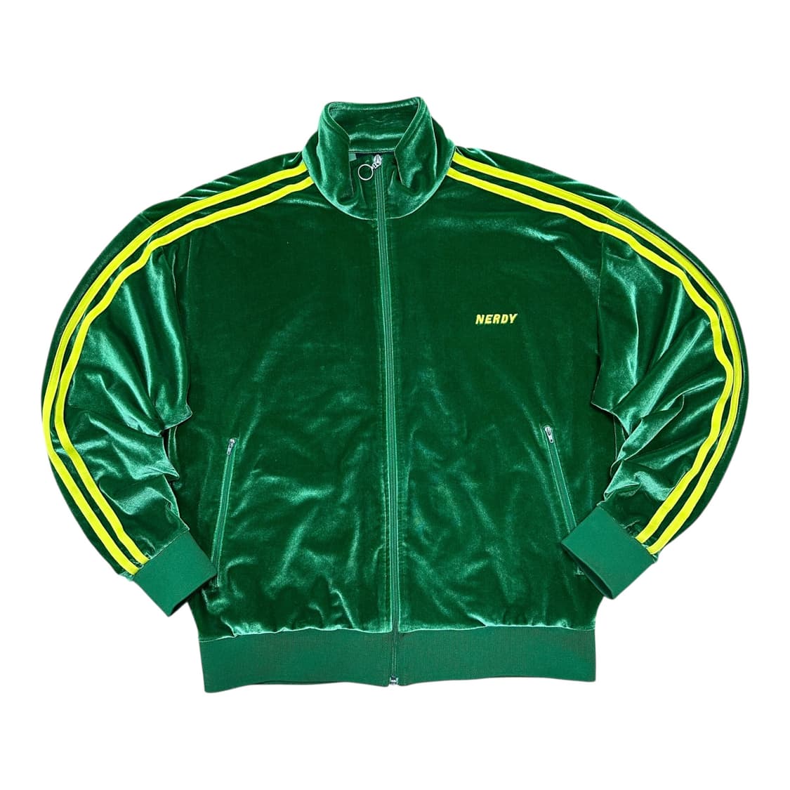 ✨ (세트) 널디 그린 벨벳 트랙탑 져지 트레이닝 세트 상품이미지2