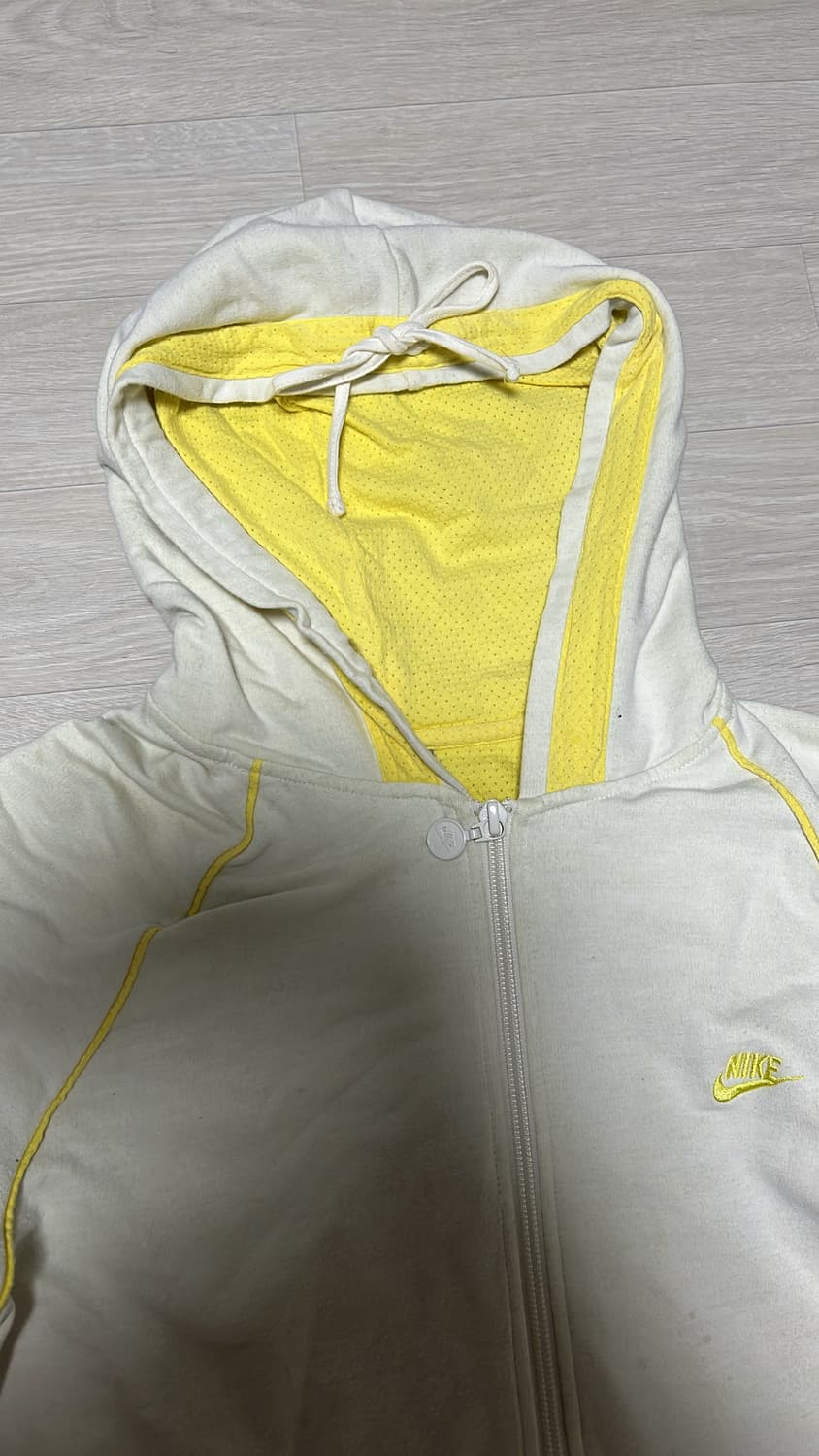 빈티지 나이키 노랑 후드집업 상품이미지2