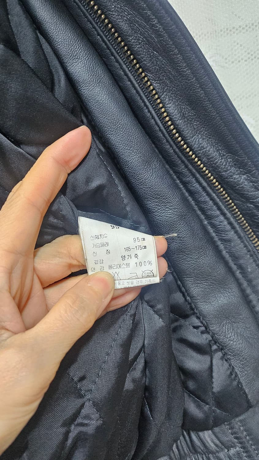 남성 양가죽 봄버자켓 상품이미지10