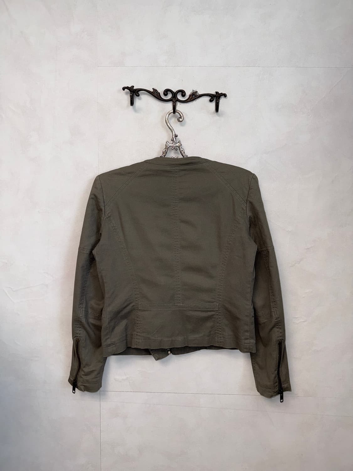 Ash khaki cotton rider jacket  상품이미지4
