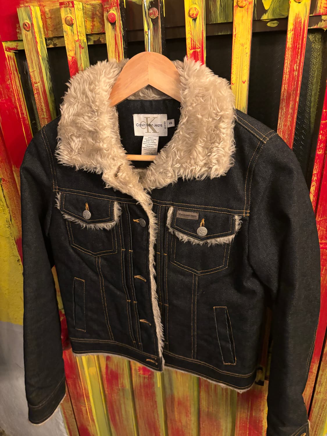 Calvin Klein Sherpa Denim Jacket 상품이미지2