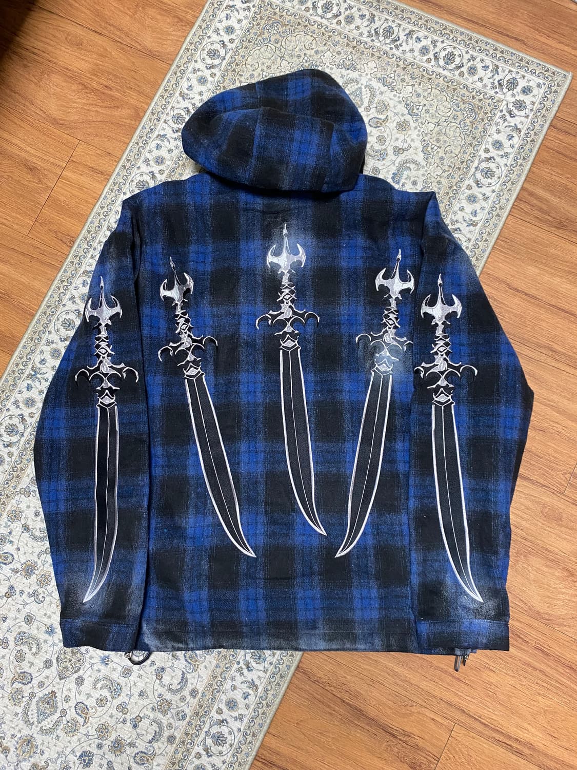 떠그 클럽Arab Sword Flannel Zip-up 상품이미지3