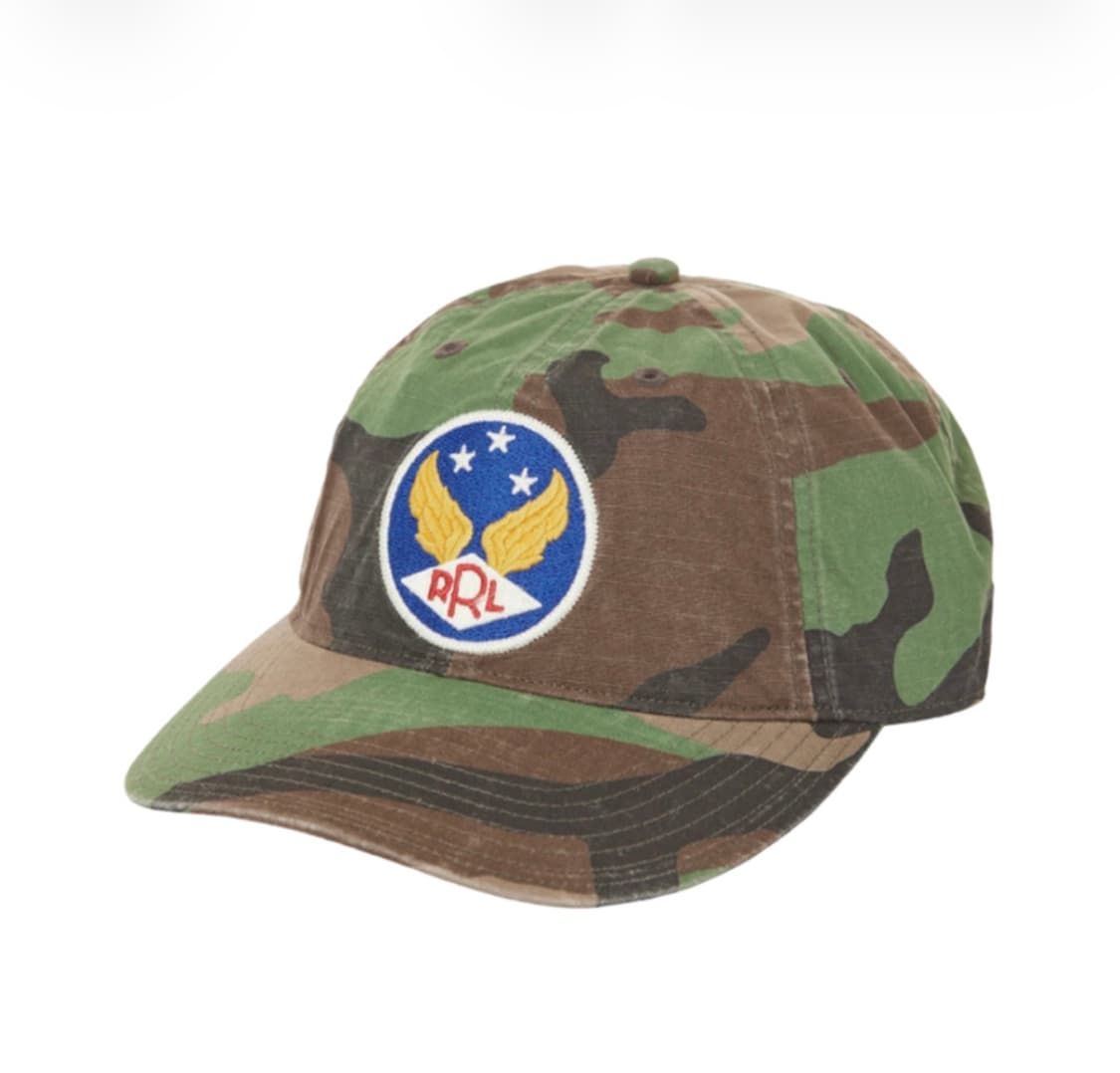 더블알엘 가먼트 다잉 트윌 볼캡 카모플라주 상품이미지1