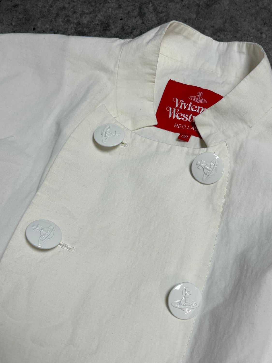비비안웨스트우드 레드라벨 화이트 자켓 상품이미지2