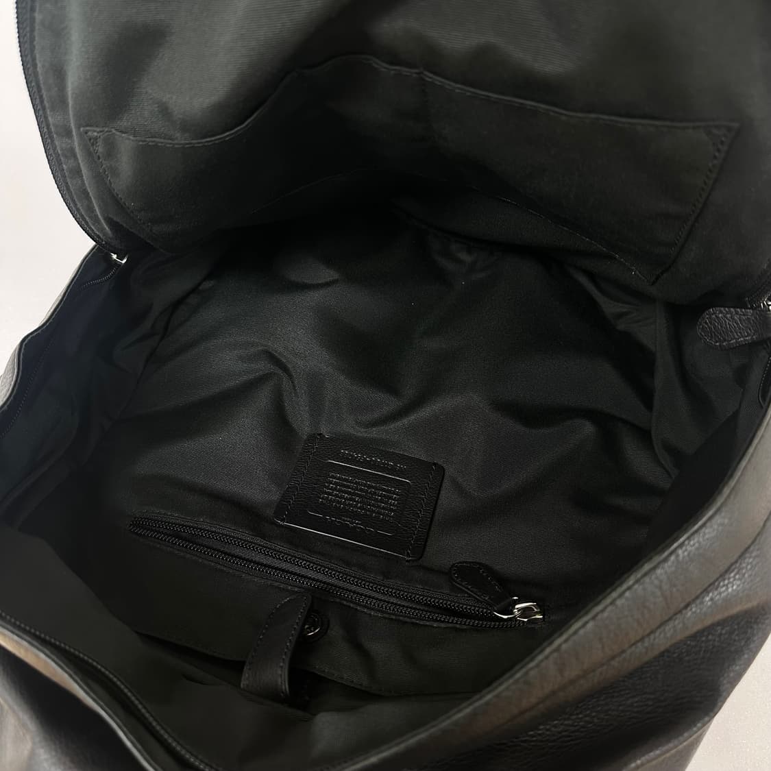 COACH 코치 가죽 백팩 가방 블랙 상품이미지10