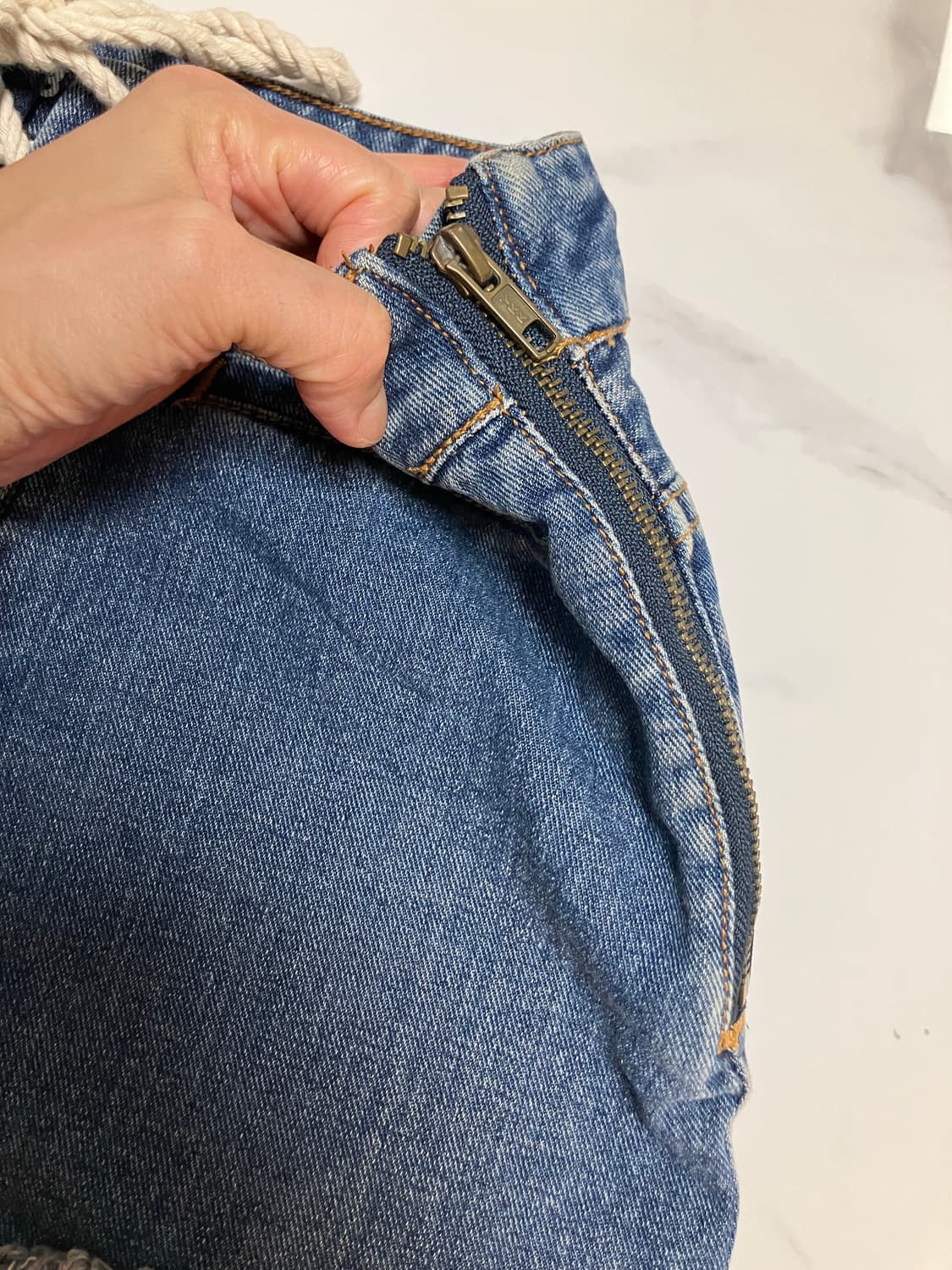 BDG 마이크로 쇼츠 데님 청바지 레이스 업 코르셋 반바지 상품이미지4