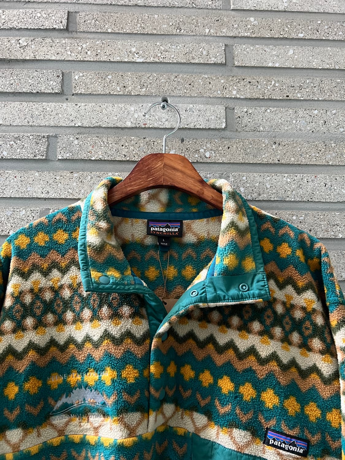 [L]파타고니아 신칠라 네이티브 패턴 아노락 플리스 상품이미지3
