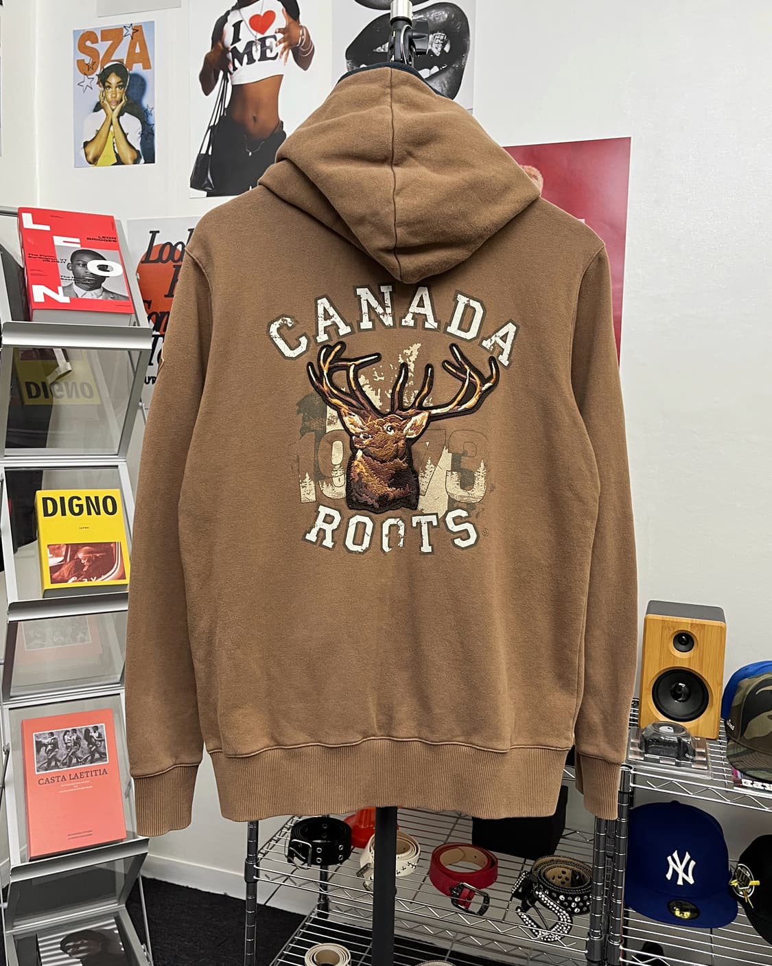 캐나다 루츠 00s 모카 브라운 후드집업 상품이미지6