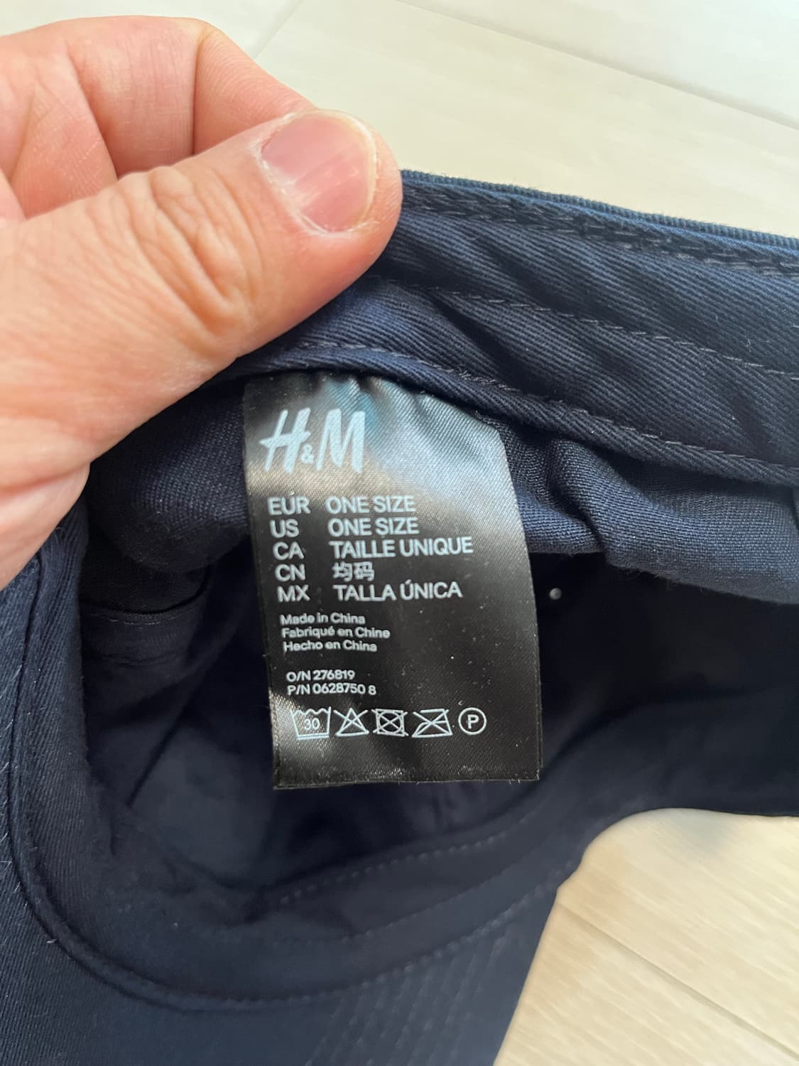 H&M 네이비 볼캡  상품이미지3