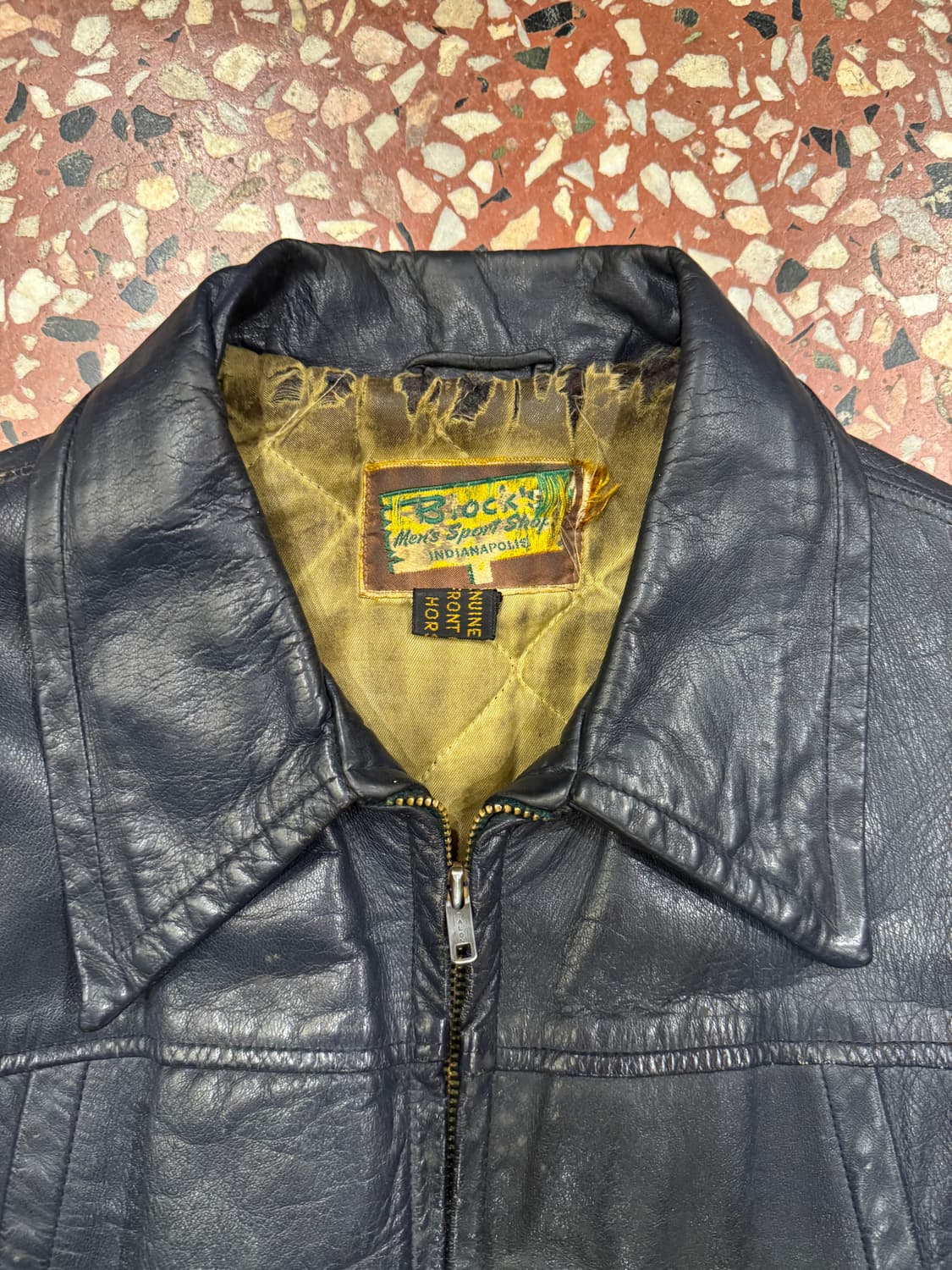 50s Blocks 호스하이드 봄버자켓 (42)y 상품이미지5