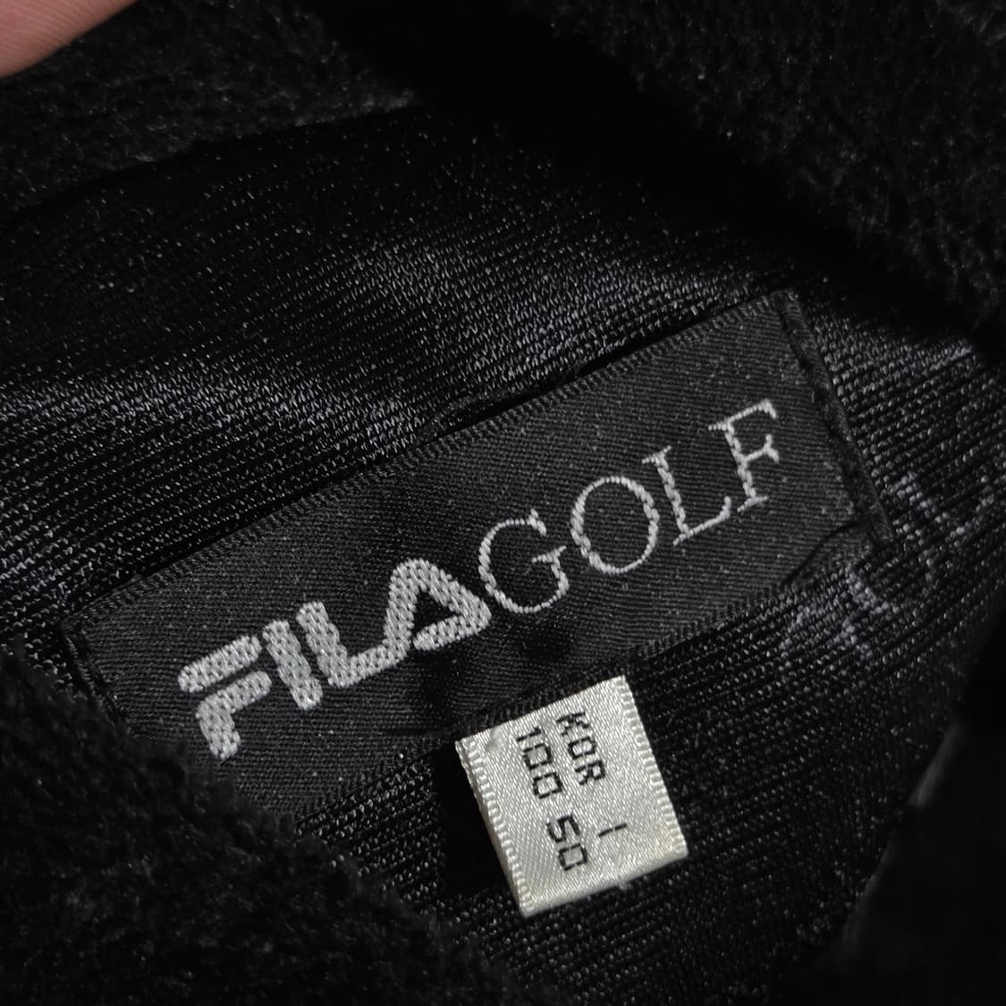 휠라 블랙 후리스 집업 상품이미지7