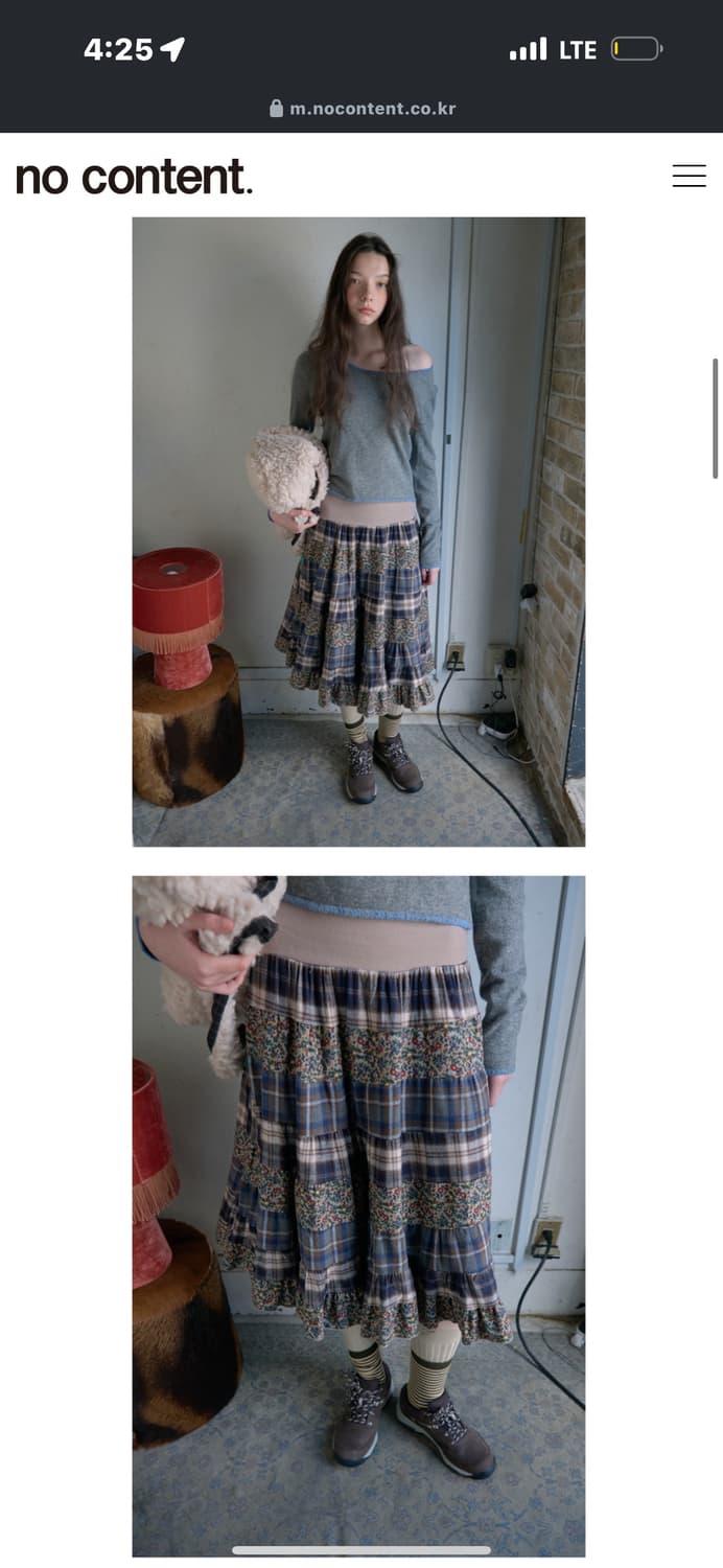 노컨텐츠 스커트 Multi-Way Tube SK _ Beige 상품이미지2