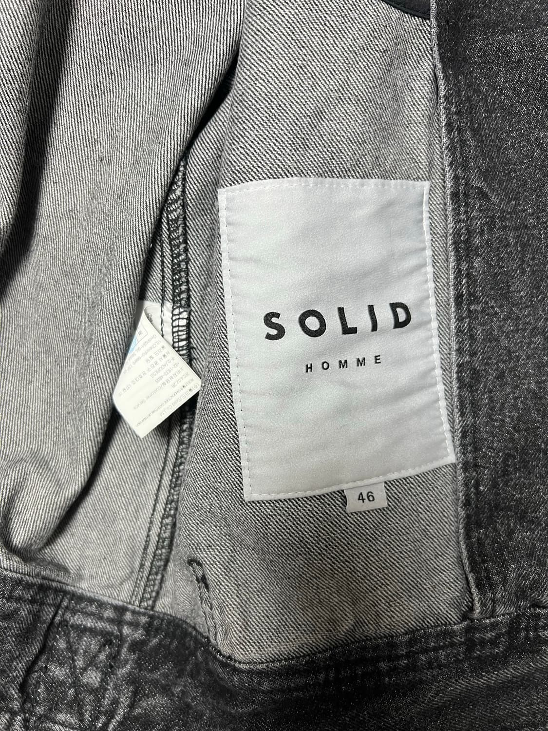 솔리드옴므 흑청자켓  상품이미지3