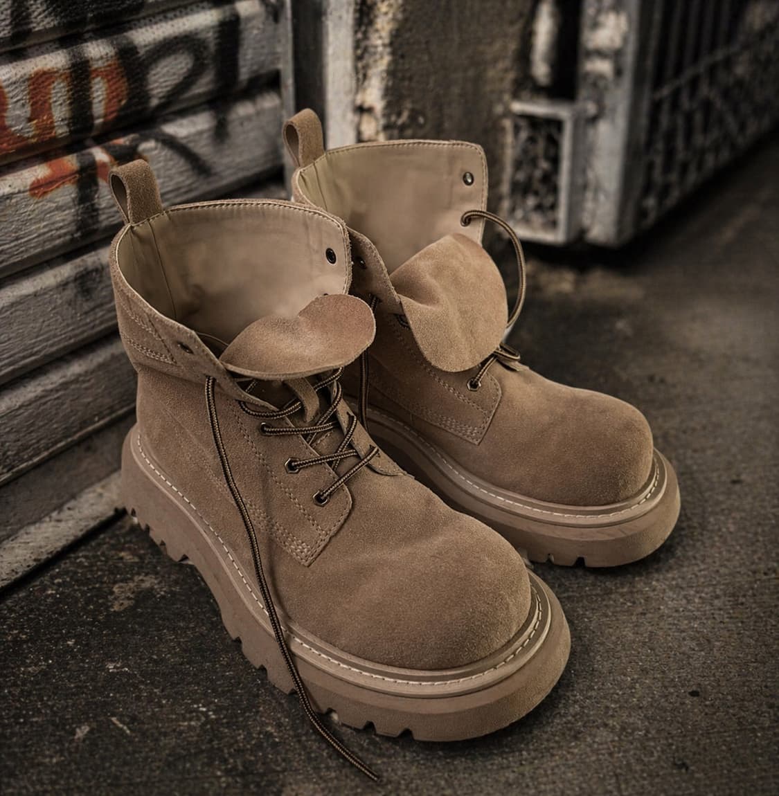 DNSR 스웨이드 워커 베이지 280mm 상품이미지1