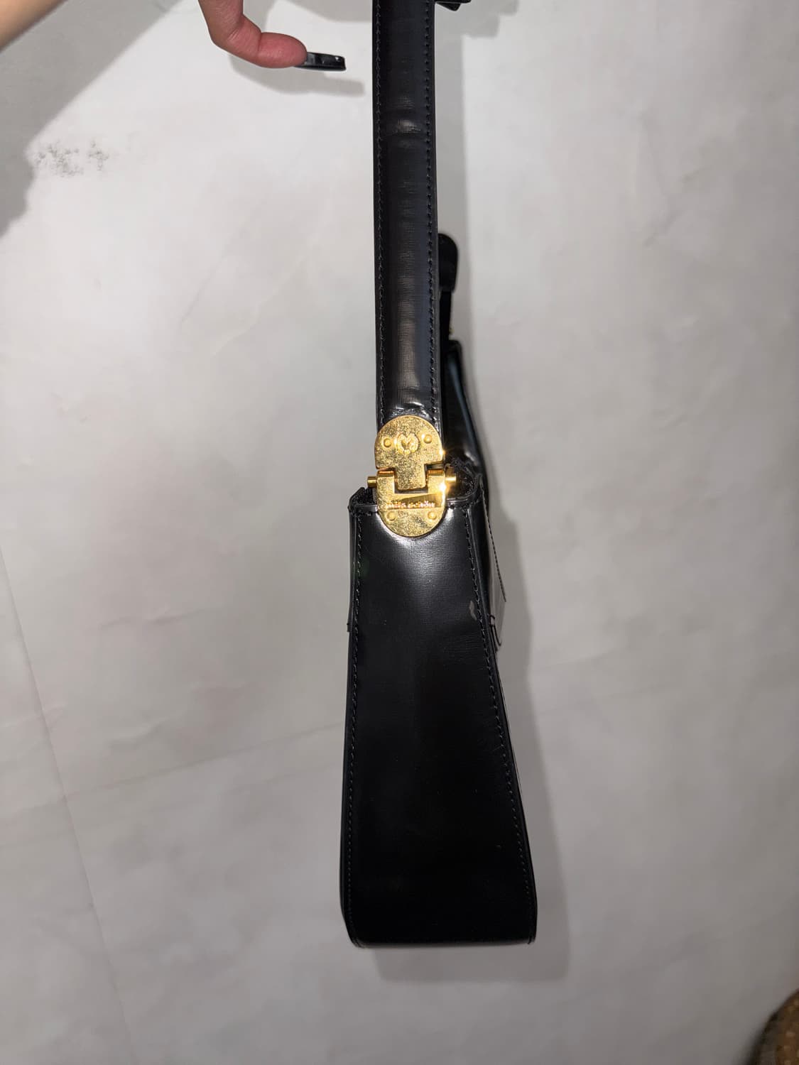 Mila Schön black oriental pattern 숄더백 상품이미지3