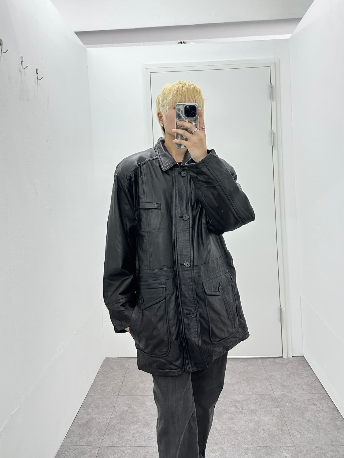 Sheepskin leather jacket 상품이미지2