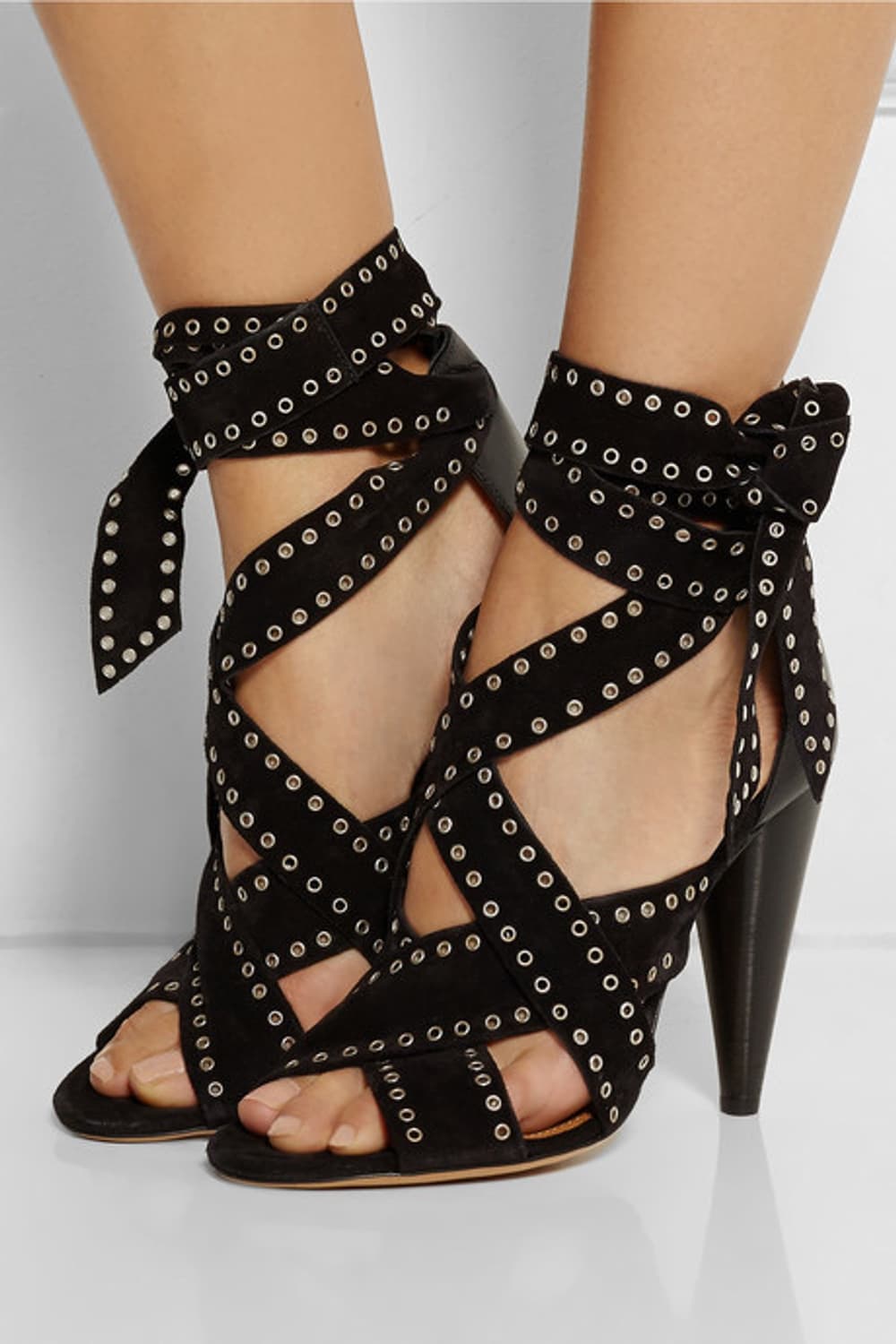 이자벨마랑 스터드 스트랩 샌들 힐 37 상품이미지2