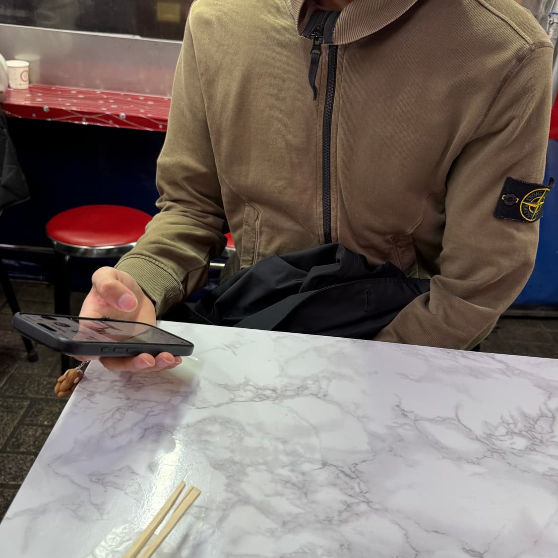 [L] 01SS 스톤아일랜드  카키 집업 상품이미지1