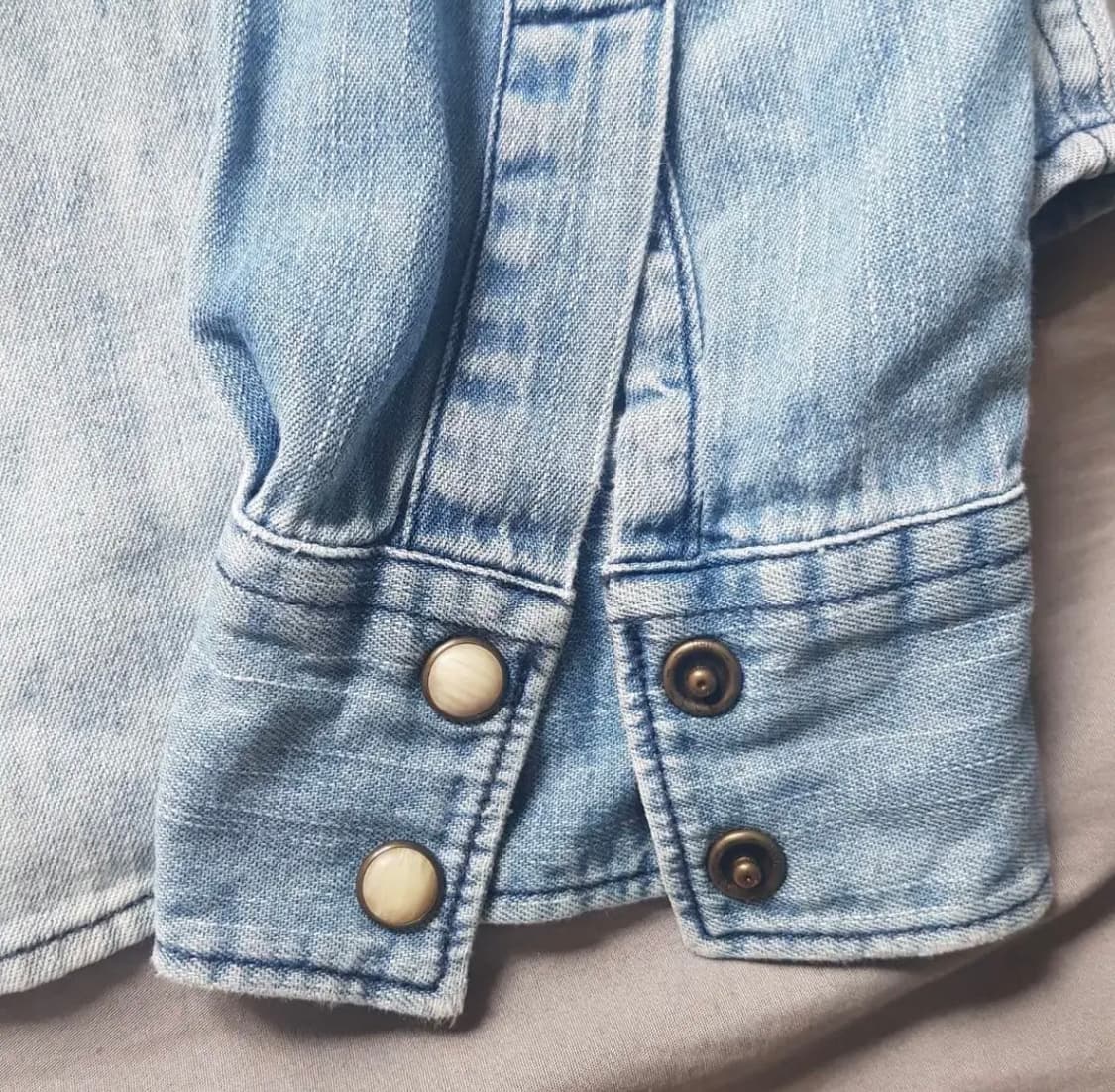 리바이스 웨스턴 데님셔츠 M 상품이미지3