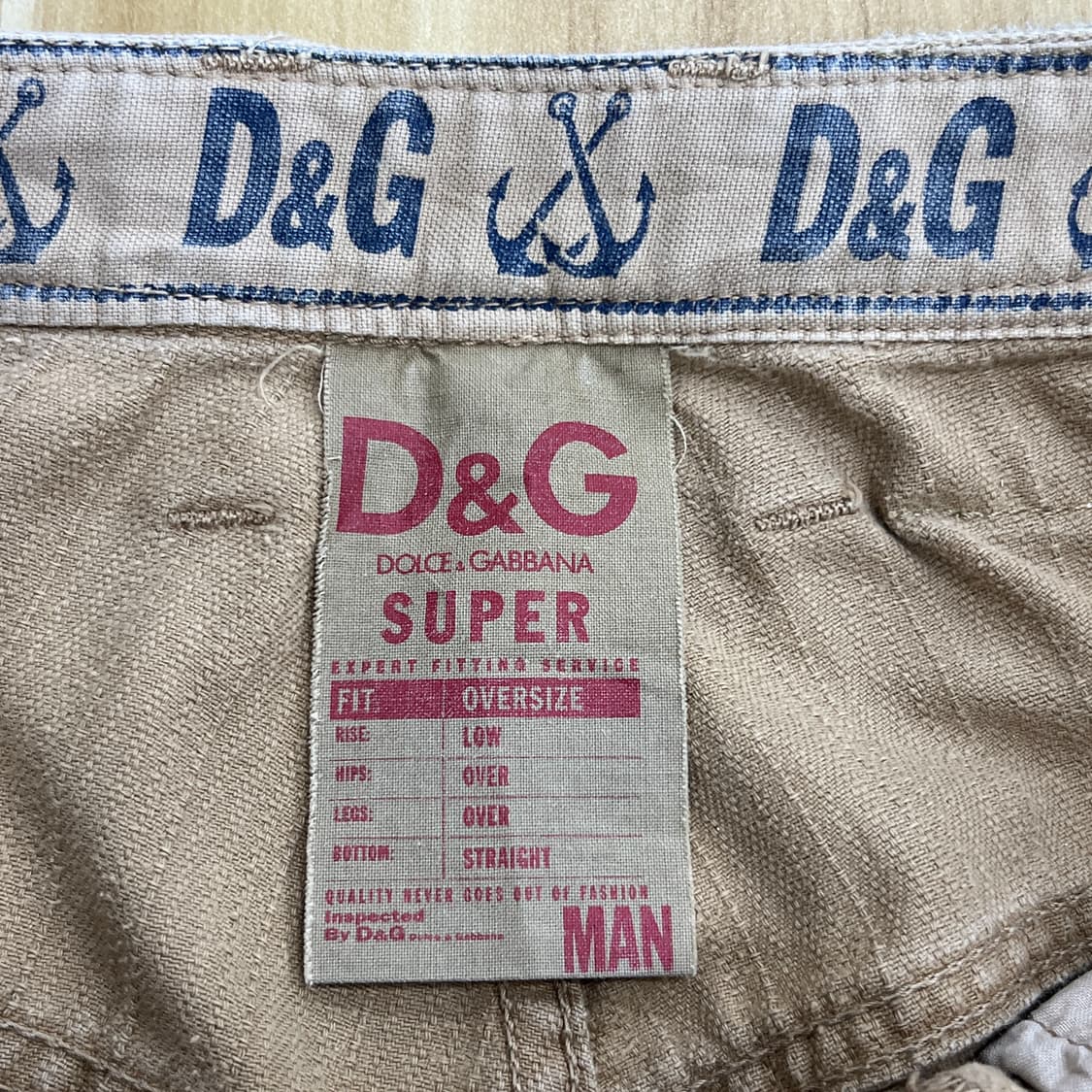 00's 돌체앤가바나 아카이브 베이지 카고 팬츠 30 상품이미지3