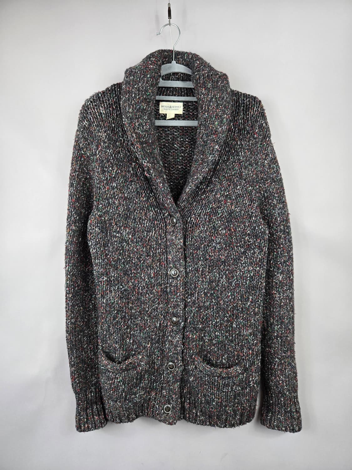 [무료배송]데님앤서플라이 랄프로렌 M 여성 울 실크 혼방 니트 가디건 상품이미지1