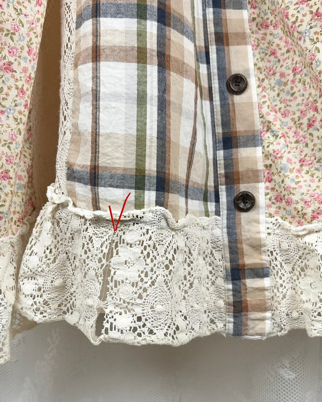 JPN patchwork 2-way dress 상품이미지9