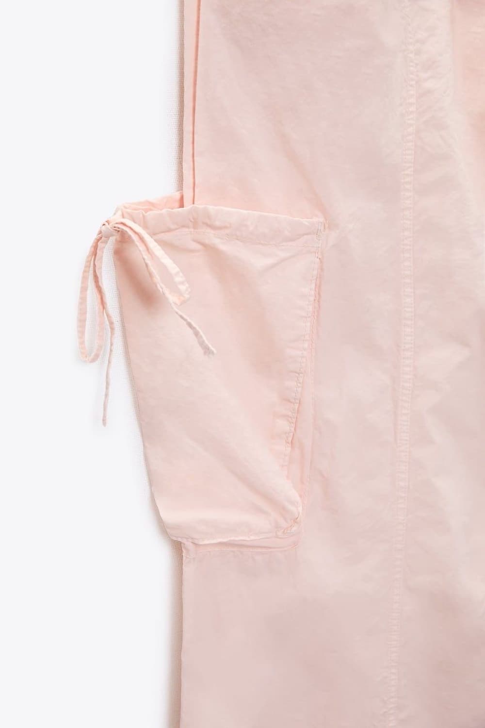 자라 나일론 조거팬츠 파라슈트 라이트 핑크 상품이미지4