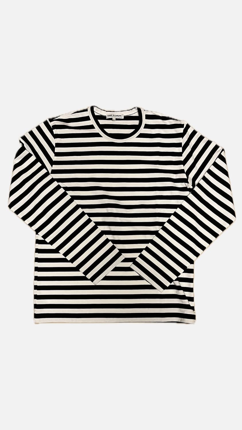 꼼데가르송 스트라이프 롱슬리브 L 상품이미지1