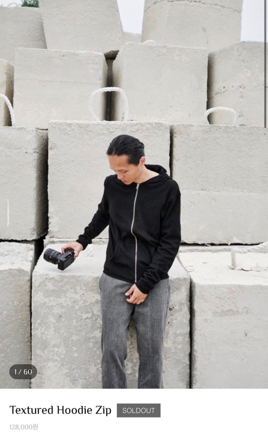 모노프리베 후드집업 1사이즈 상품이미지1