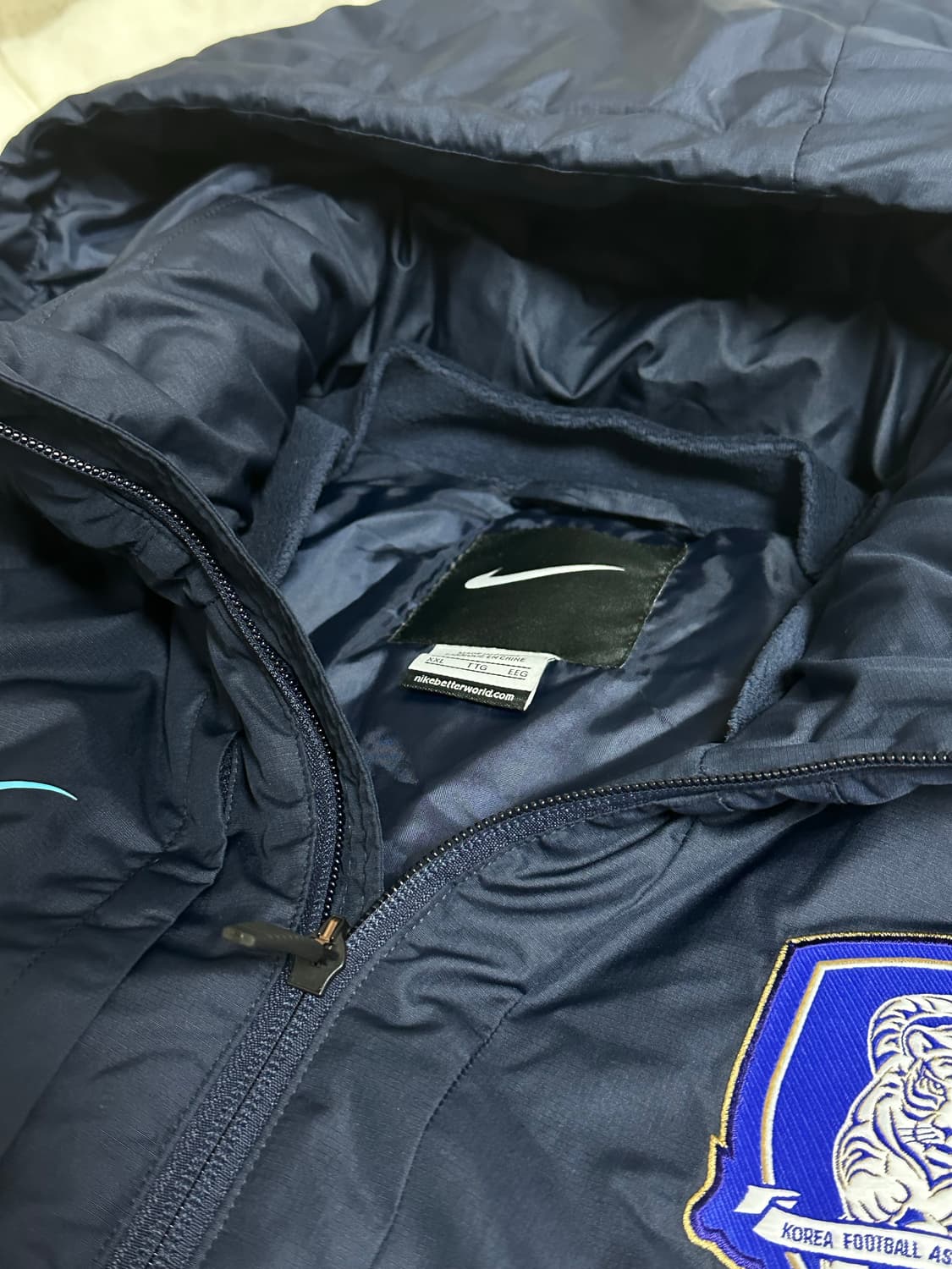 16 시즌 나이키 국대 미드필더 자켓 돕바 패딩 XL 상품이미지6