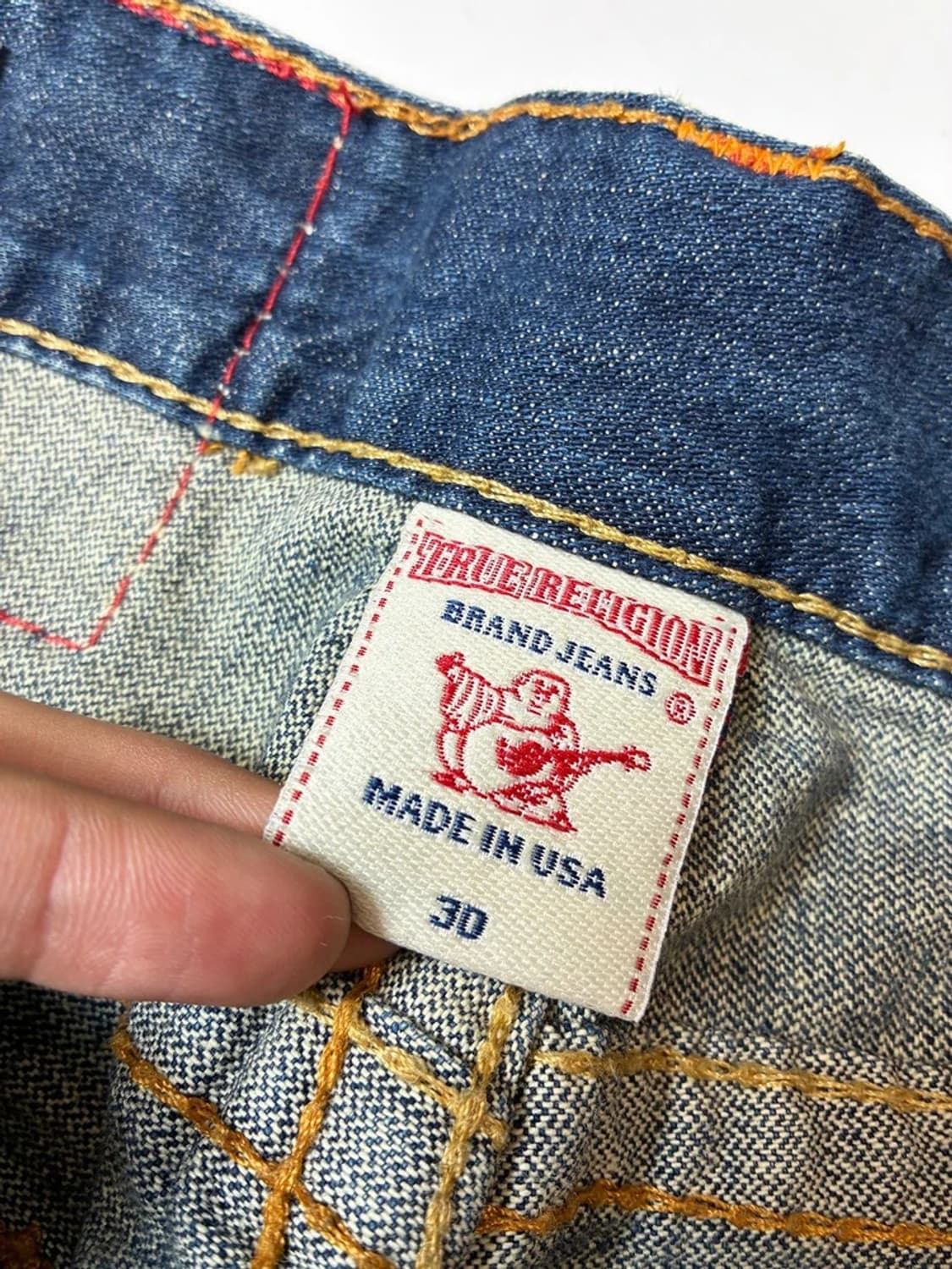 트루릴리젼 00's Y2K 스트레이트 데님 팬츠 PN8347 상품이미지9