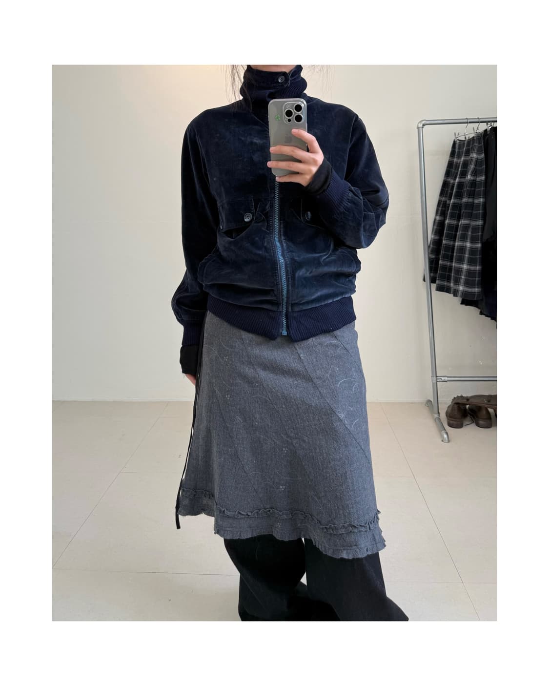 빈티지 벨벳 자켓 상품이미지2