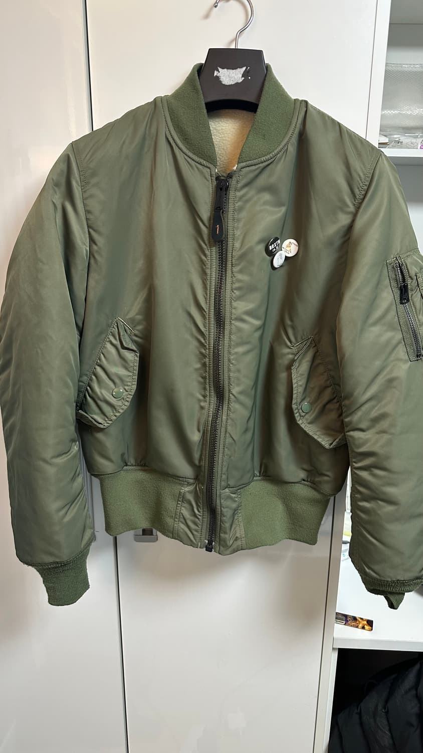 빔즈 x 알파인더스트리 ma1 M사이즈 상품이미지1